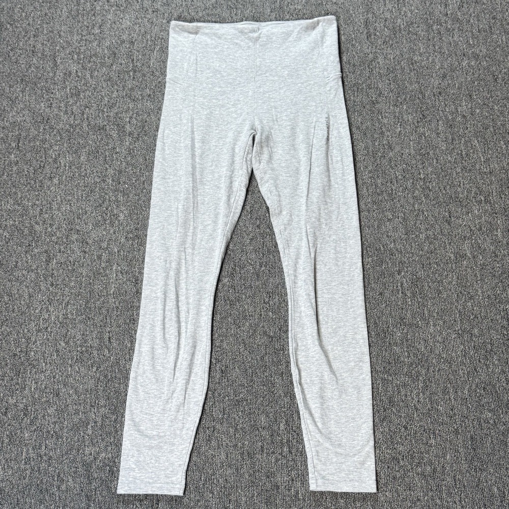 Fabletics Women's Medium Gray Leggings Athletic Gym Workout Running Yoga